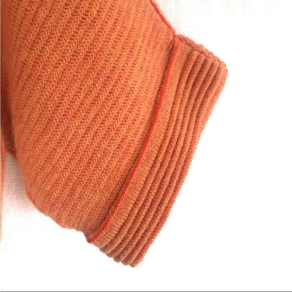 Salmon Knit Crop Sweater - Mock Neck from
Moth Clothing / Anthropologie Medium - Picture 3 of 6